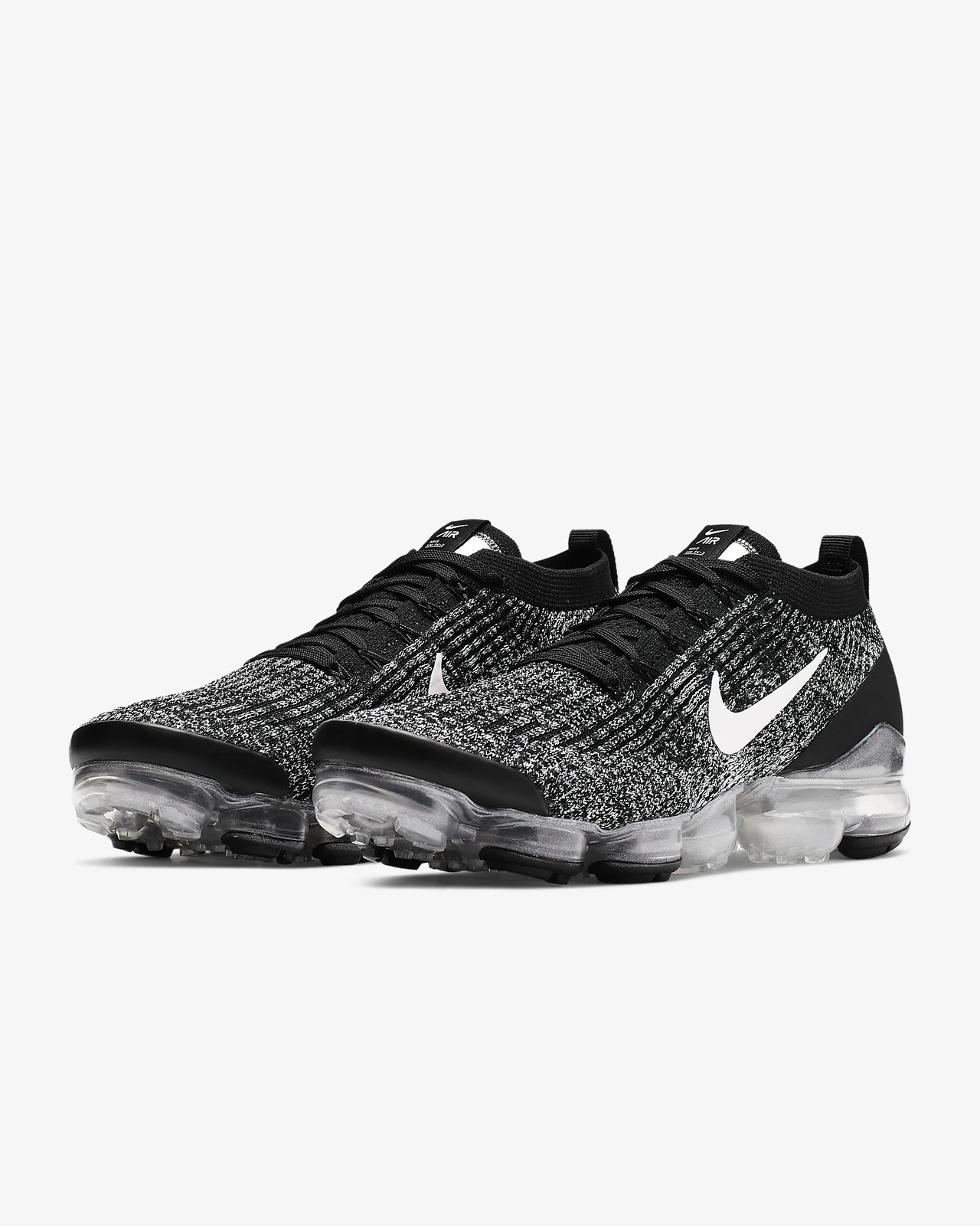 vapormax flyknit 3 black and white