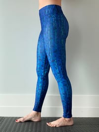 Image 3 of Techno Leopard Yoga Pants