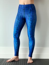 Image 2 of Techno Leopard Yoga Pants