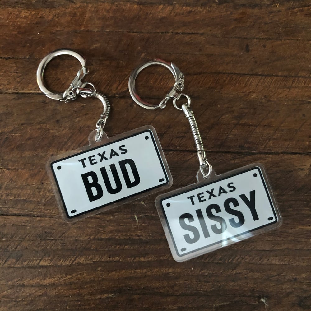 Bud & Sissy Acrylic Keychains