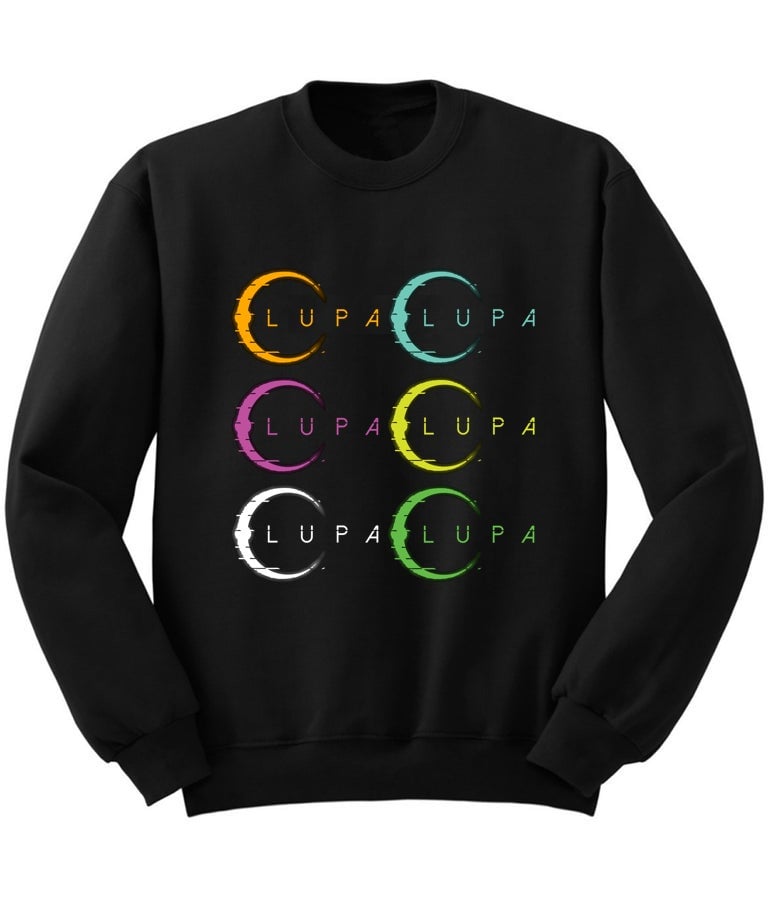 Image of Lupa Neon Black Sweatshirt