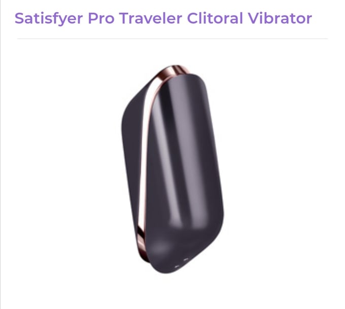 Image of Satisfyer Pro Traveler Clitoral Vibrator
