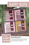 SLEEPY SLOTH pdf quilt and pillow pattern