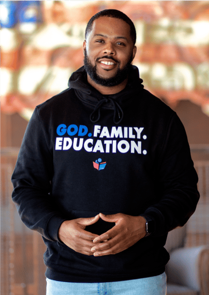 Image of God. Family. Education Hoodie