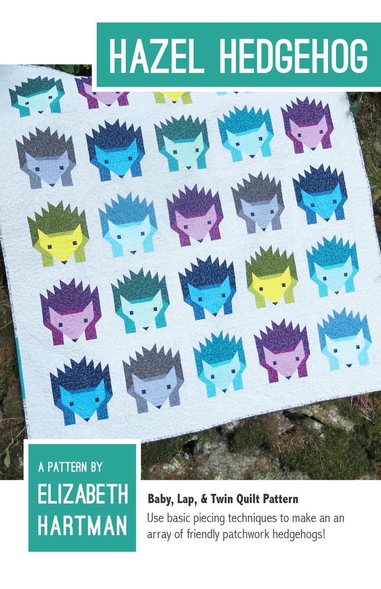 HAZEL HEDGEHOG Pdf Quilt Pattern Patterns By Elizabeth Hartman