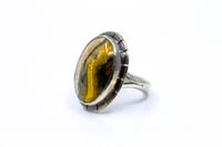 Bumblebee Jasper Sterling Silver Ring