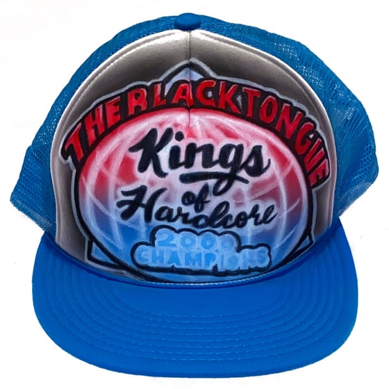 Image of KINGS OF HARDCORE AIRBRUSHED TRUCKER HAT