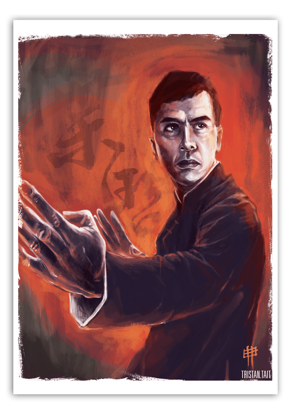 'Ip Man' - A3 Poster Print | Tristan Tait Illustrations