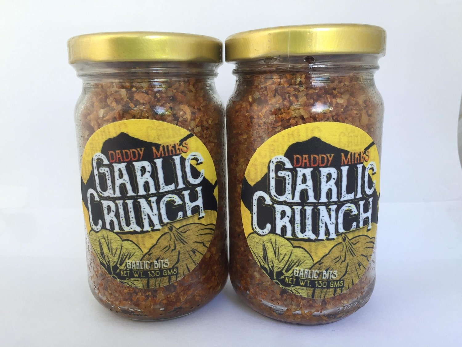 Image of 2 x Daddy Mikks Garlic Crunch Garlic Bits 4.6oz (130g)