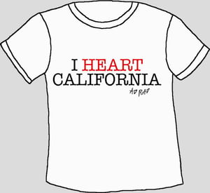 Image of 'I Heart California' - T-Shirt