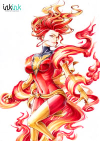 Image 1 of Marvel Comics Phoenix - Ro Yoshimiya Original Art work