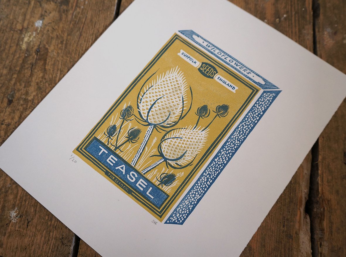 Image of November Print - Teasel