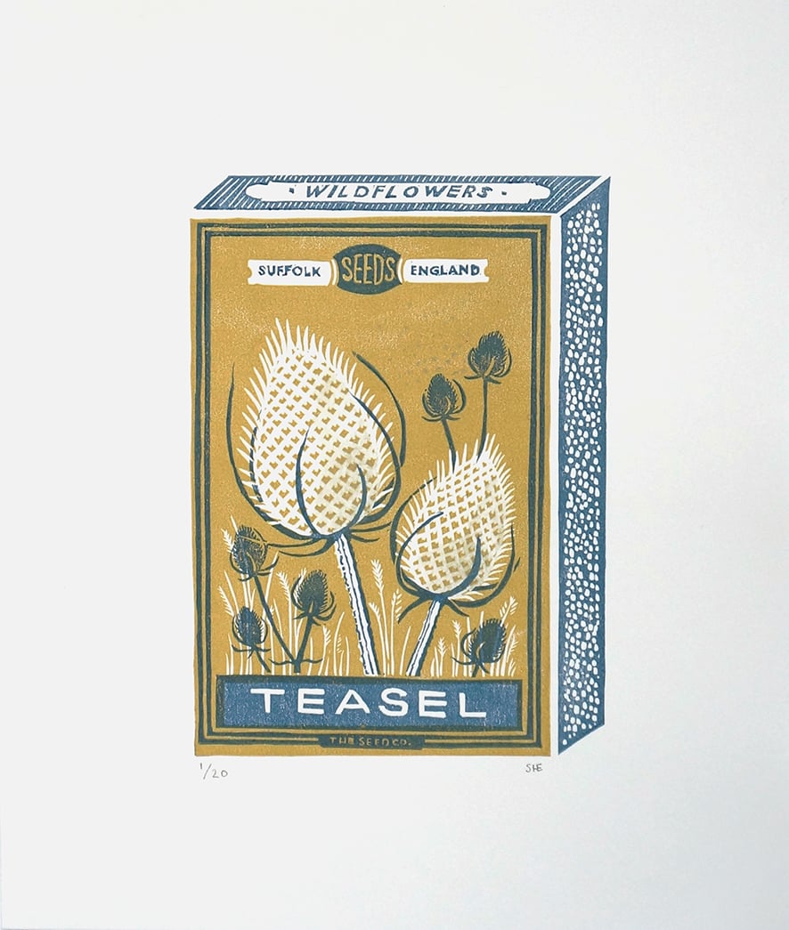 Image of November Print - Teasel