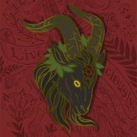 Image 3 of Live Deliciously Enamel Pin