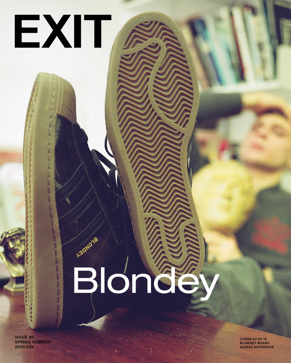 Image of EXIT ISSUE 40 SPRING SUMMER 2020 BLONDEY Cover 2  ***HARD BACK COVER***