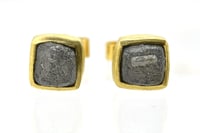Image 1 of Diamond cube studs in 18ct Yellow gold