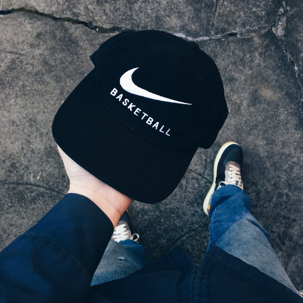 Image of Original 90’s Nike Basketball Script Snapback.