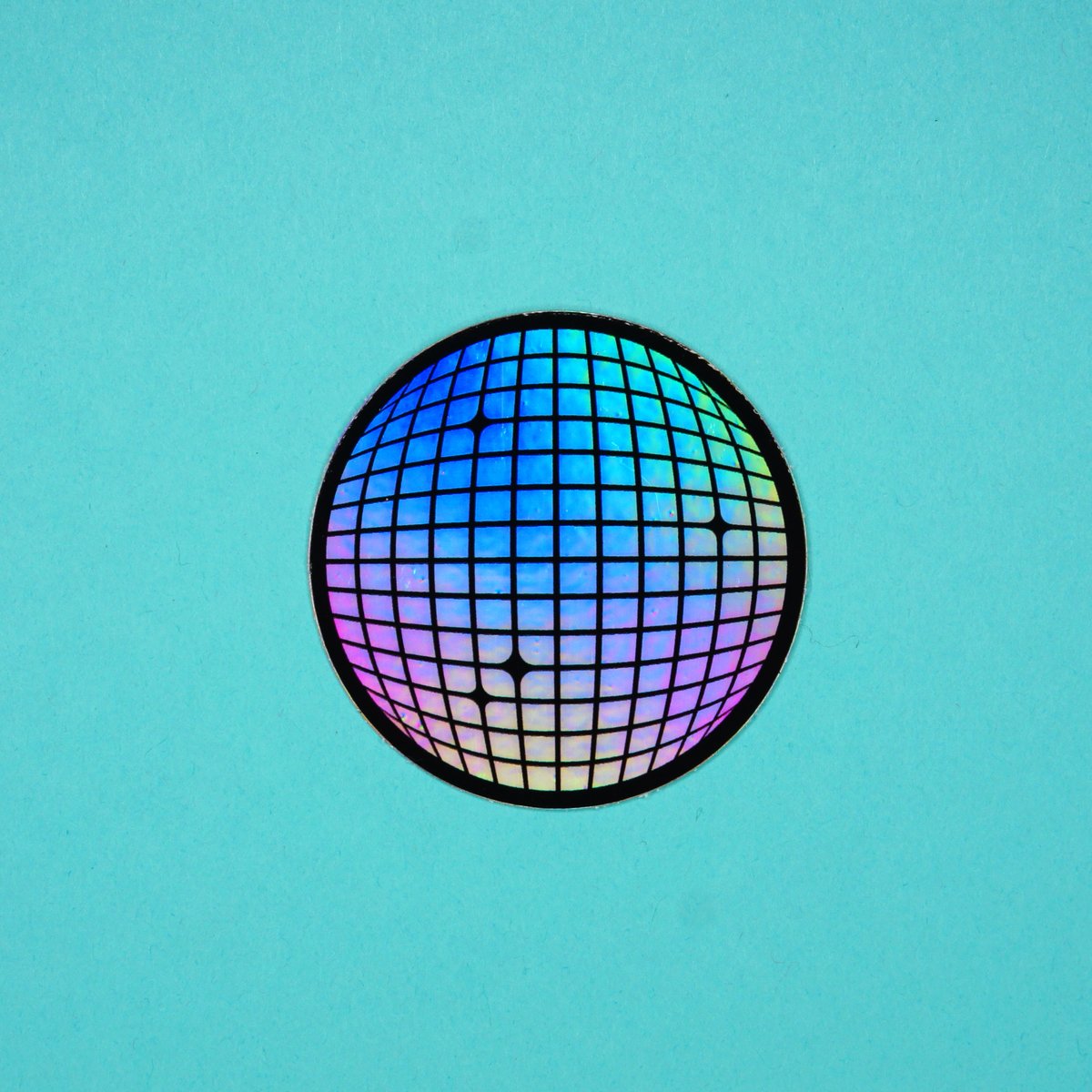Holographic Disco Ball Sticker