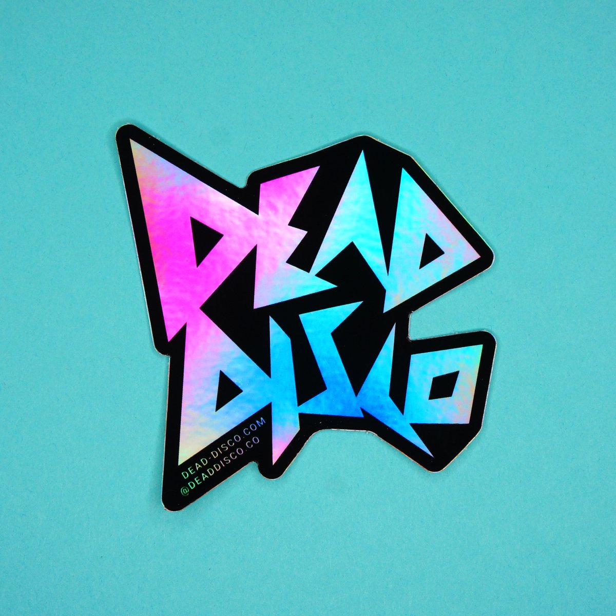 Holographic Dead Disco Sticker