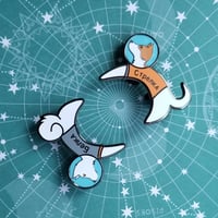 Image 1 of Strelka & Belka Pins