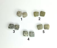 Image 4 of Diamond cube studs in 18ct white gold