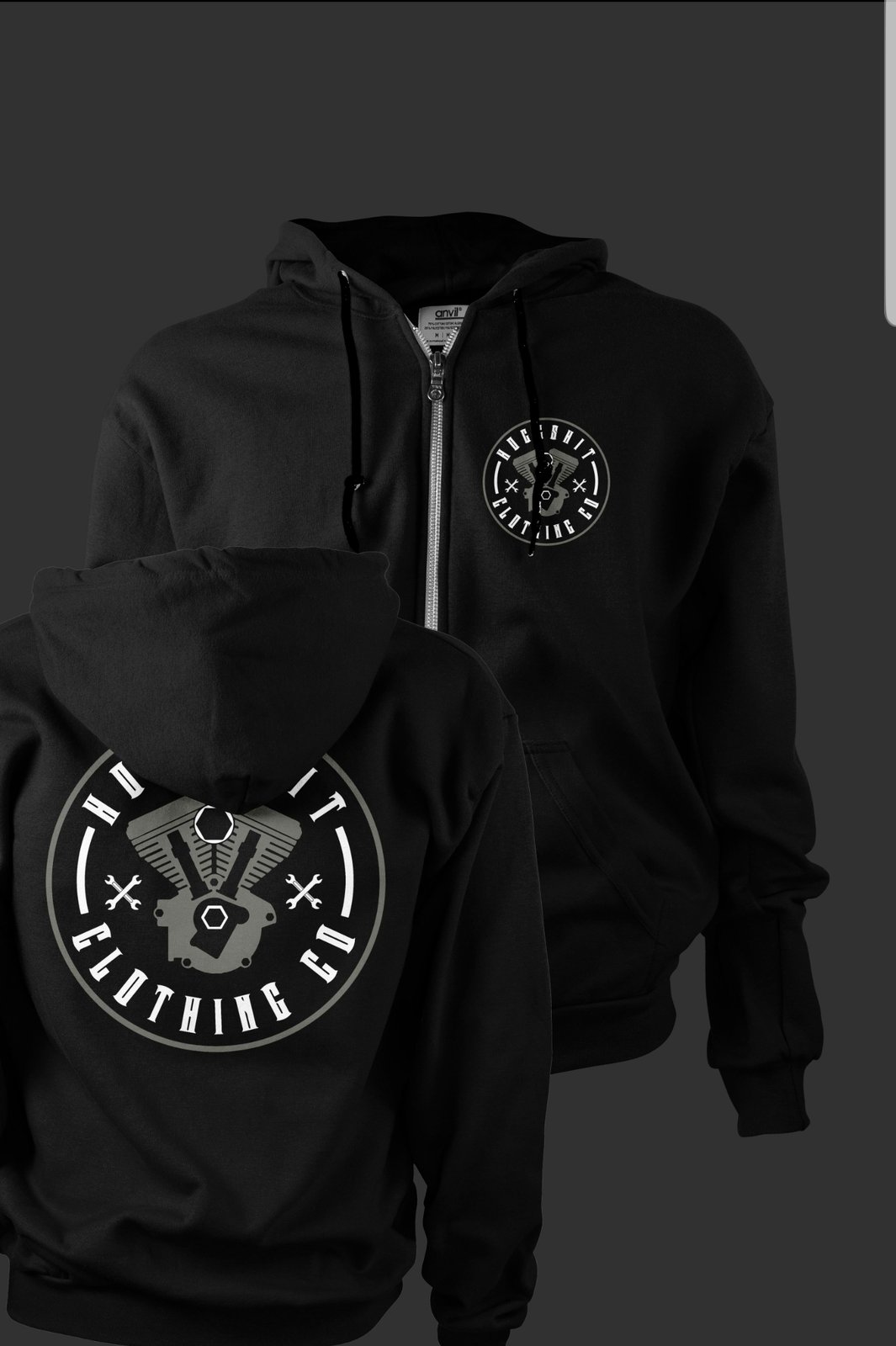 big zip up hoodies