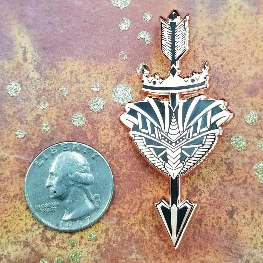 Image of Heart of a Killer Queen Pin 