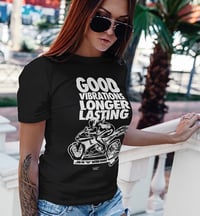 Image 3 of Good Vibrations - Women's Fitted T-Shirt