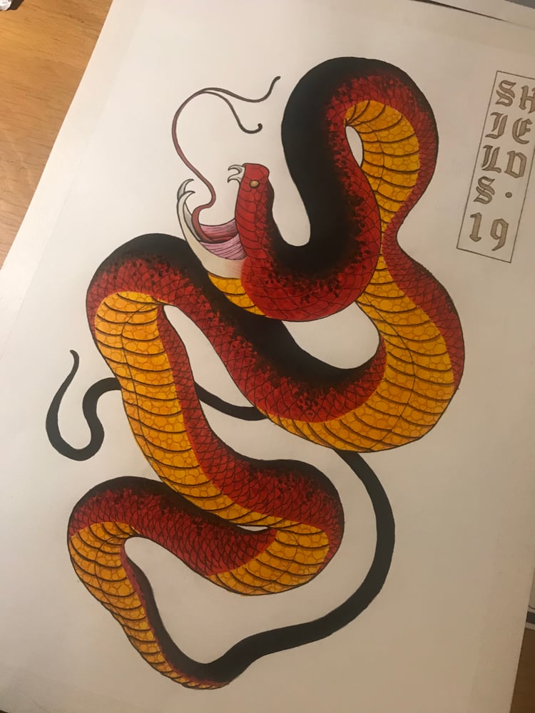 Image of Snake 2019 original