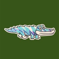6” Cup Gator Sticker