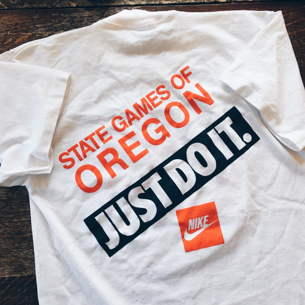 Image of Original 1989 Nike State Games Tee.