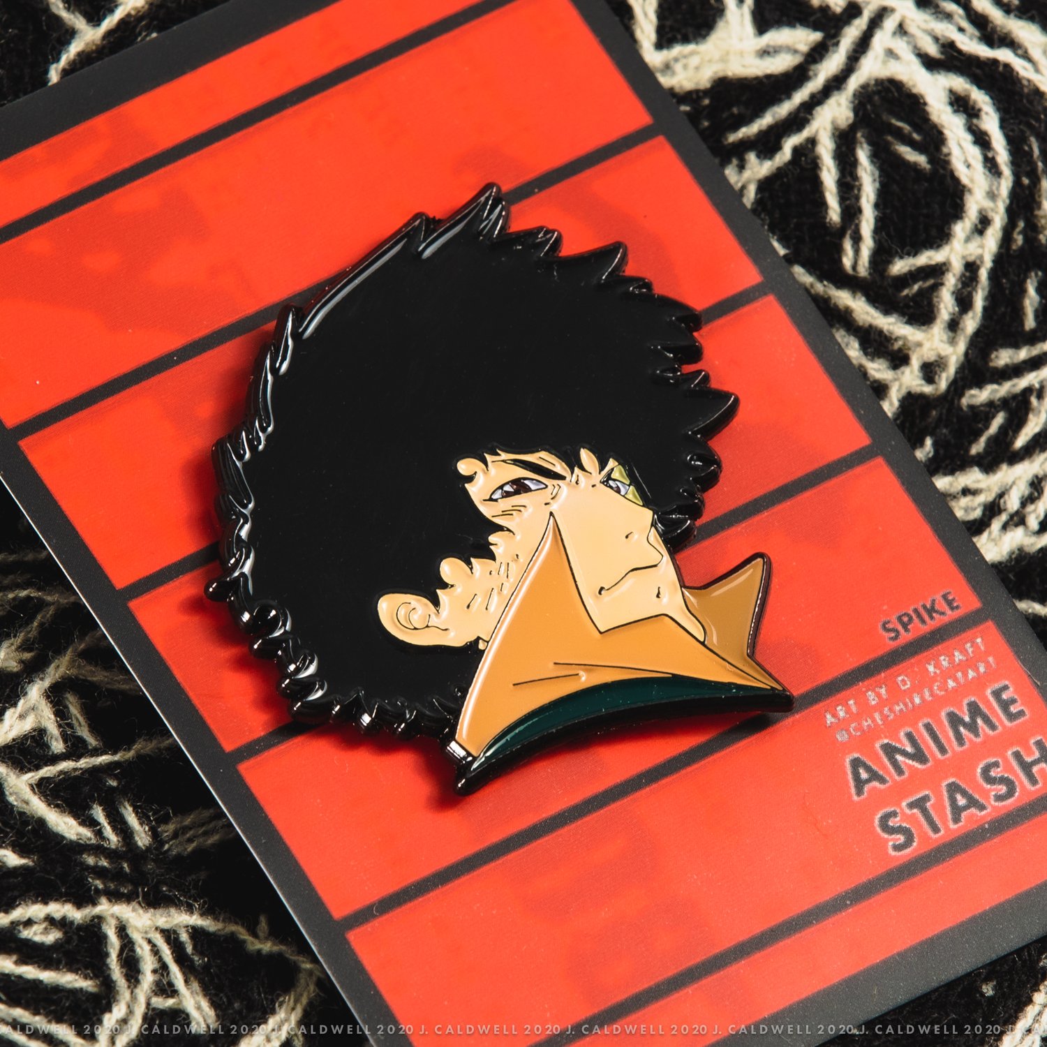 Image of Spike (Cowboy Bebop) | Soft Enamel Pin