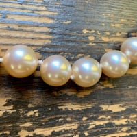 Image 9 of Faux Pearl and Rhinestone Necklace