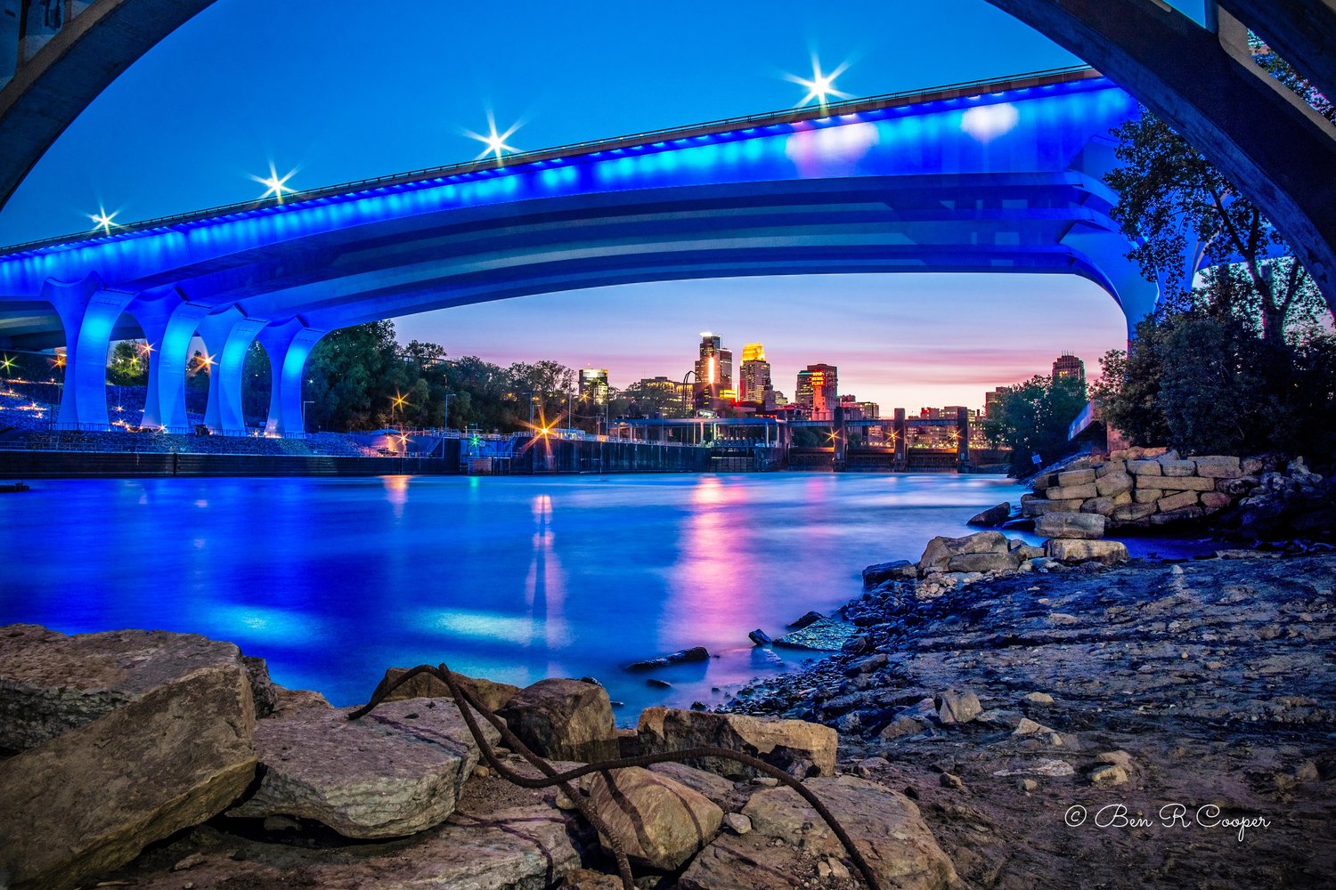 Minneapolis from river near 35W