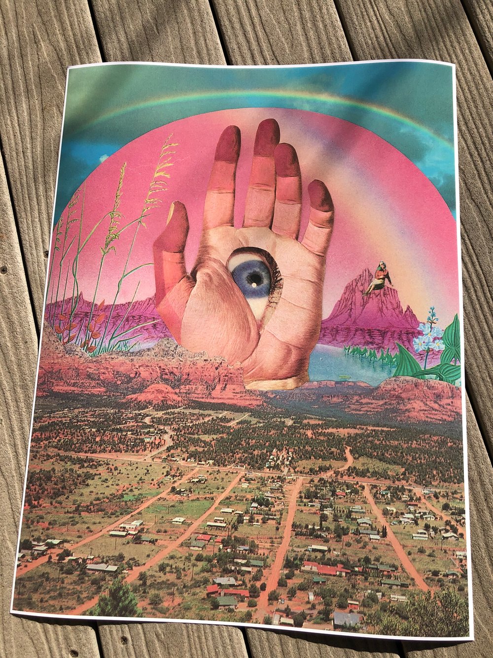Sedona hand poster 