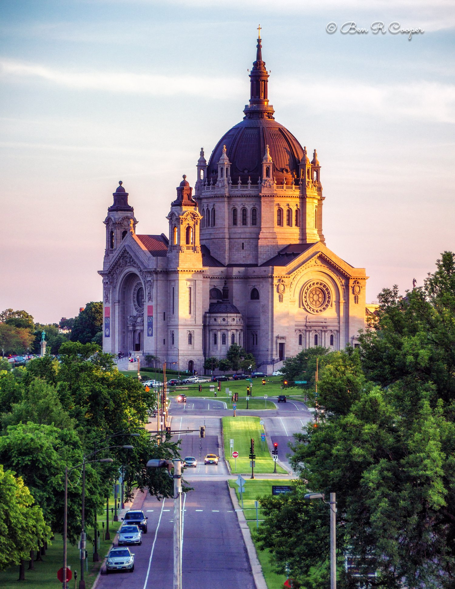 Cathedral of St. Paul at Sunset