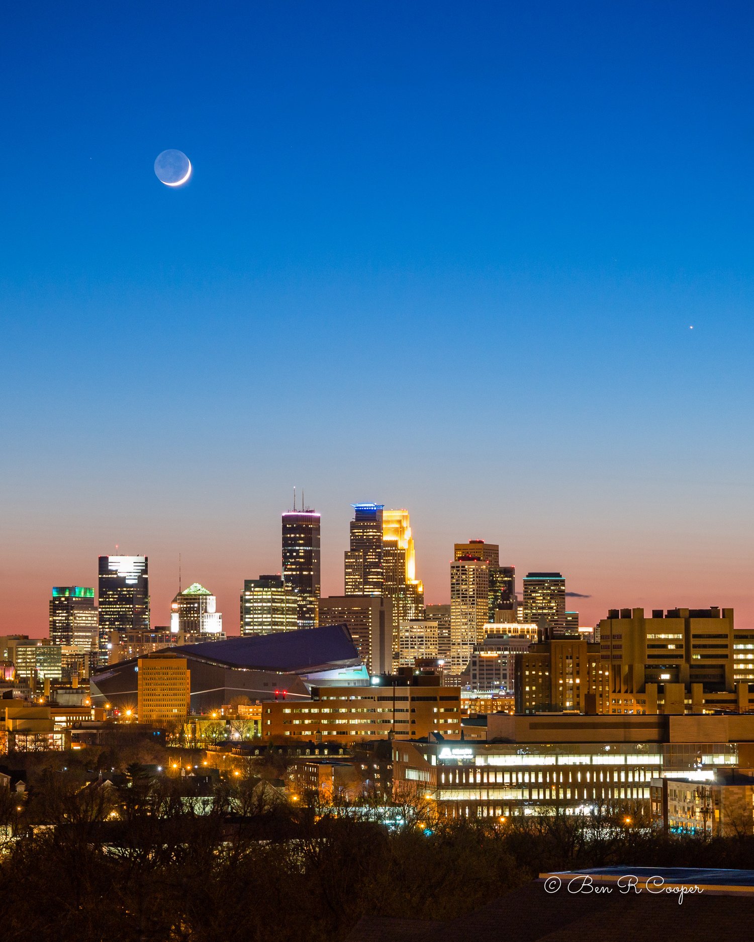Moon Over Minneapolis #1