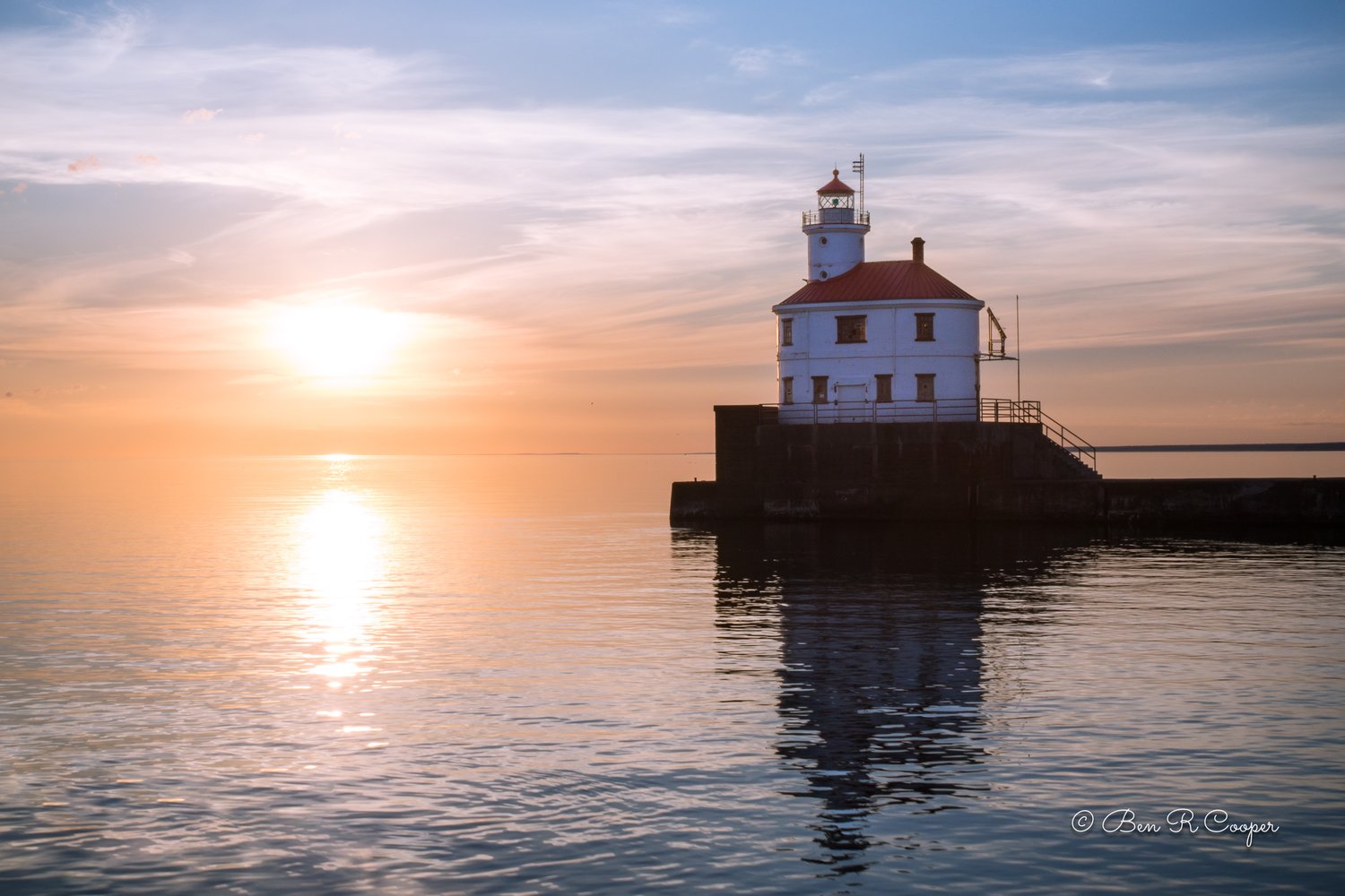 Sunrise at Superior Entry Lighthouse