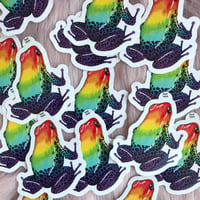 Image 2 of Pride Frog - 3" sticker