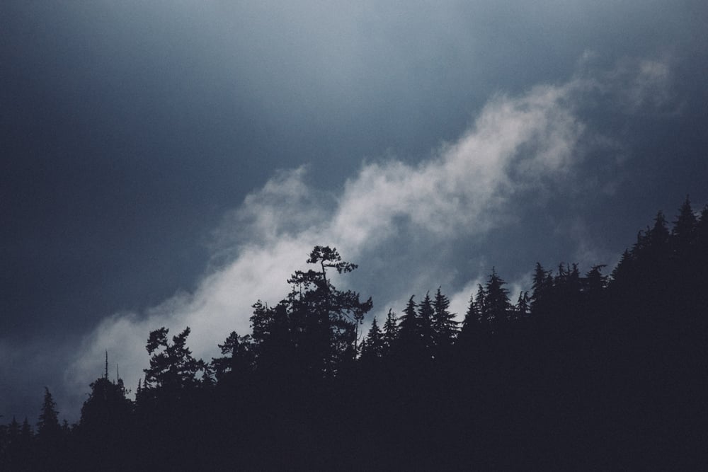Image of light, raining down