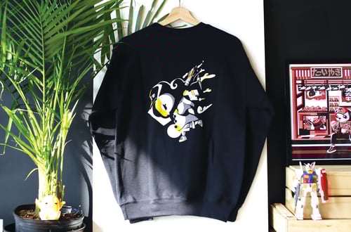 Image of Falling Cloudhead Crewneck (BLACK)
