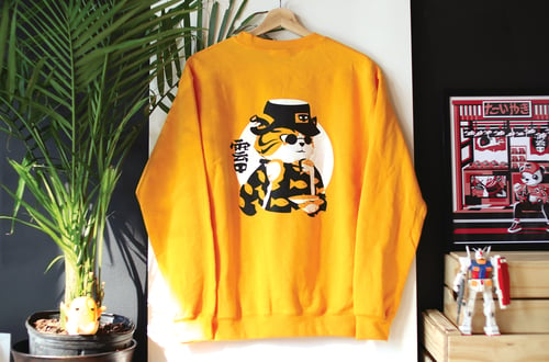 Image of Sushi Cat Crewneck (GOLD)