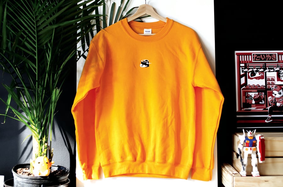 Image of Sushi Cat Crewneck (GOLD)