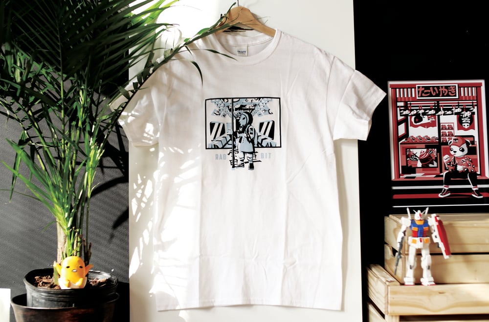 Image of Transit Rabbit (Blue Ver.) Shirt