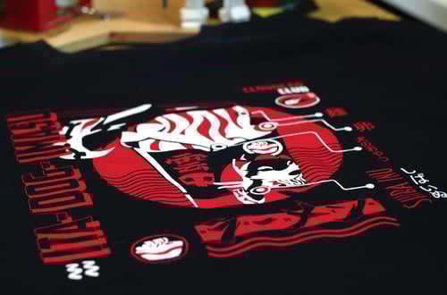 Image of Cup Ramen Shirt (BLACK)