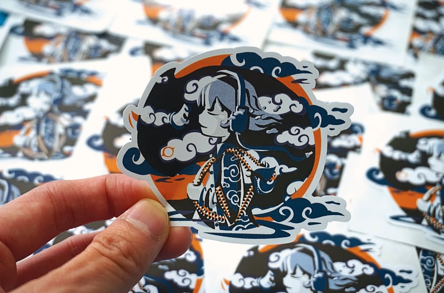 Image of Cloud Girl Sticker