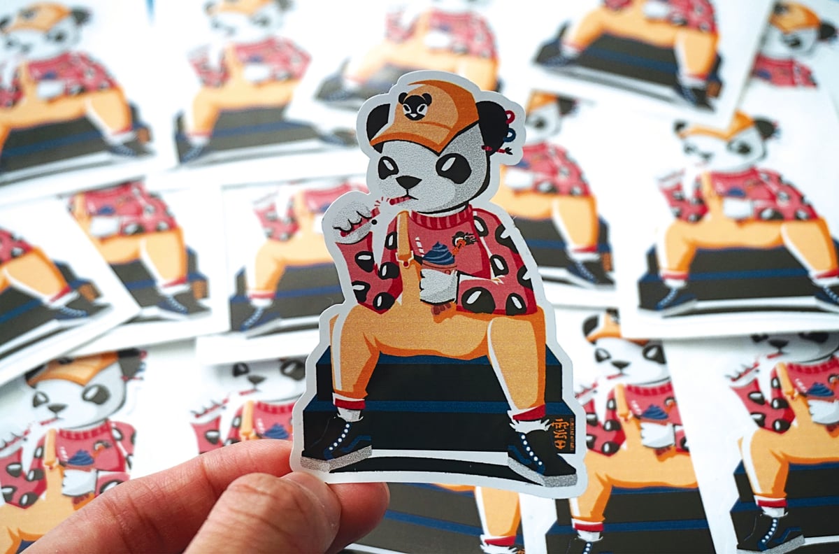 Taiyaki Panda Sticker