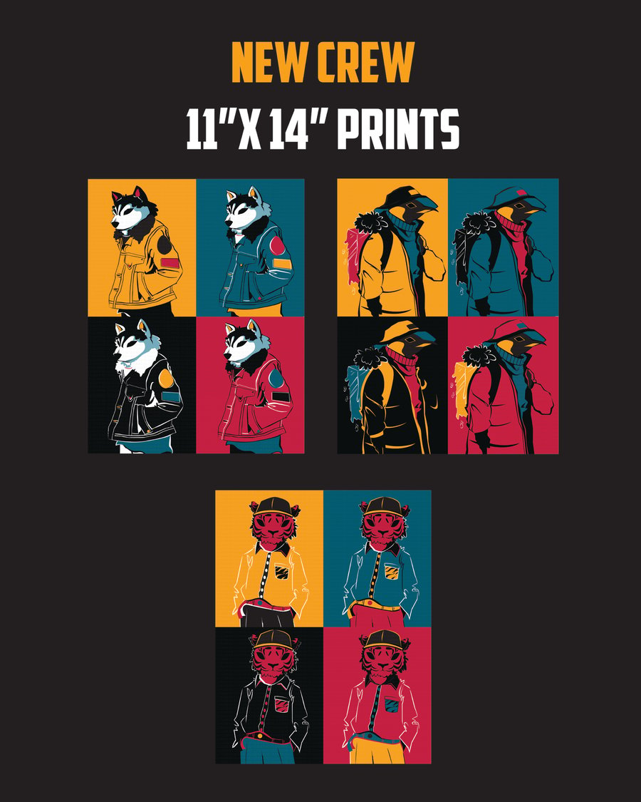 Image of New Crew 11"x14 Prints