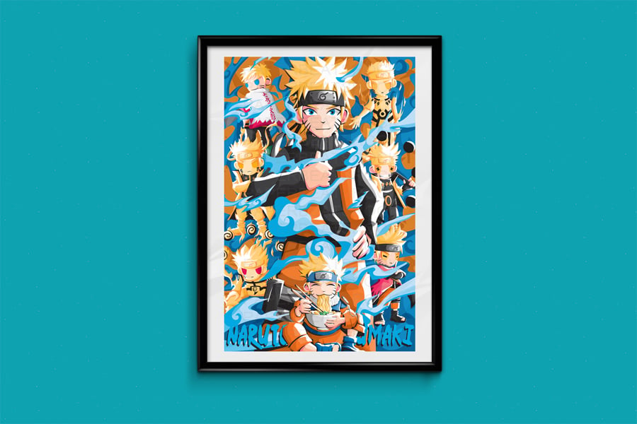 Uzumaki Naruto Anime Series Matte Finish Poster Paper Print