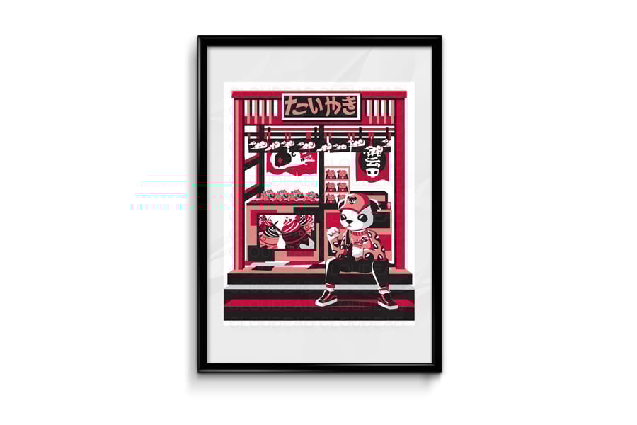 Image of Taiyaki Panda 11"x14" Print